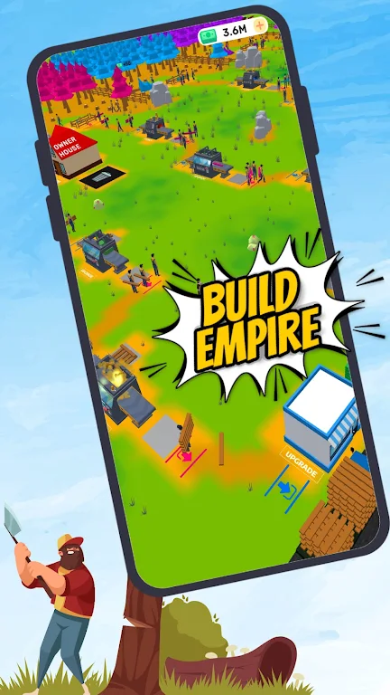 Lumber Tycoon Inc : Idle build Ảnh chụp màn hình 0