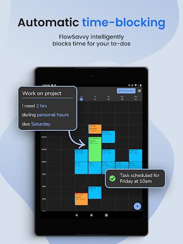 FlowSavvy: Time Block Planner ภาพหน้าจอ 0