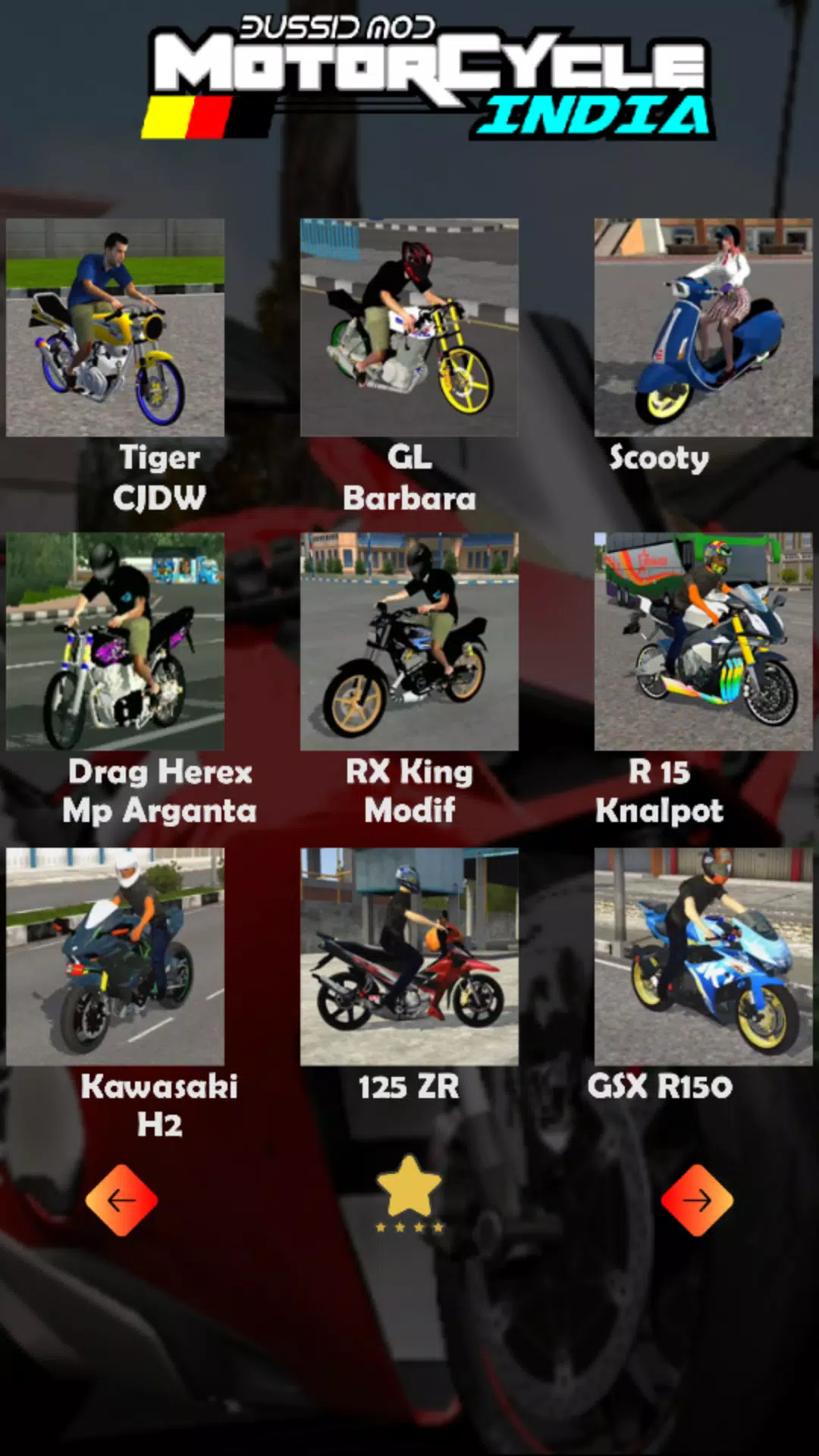 Bussid Mod Motorcycle India Captura de tela 3