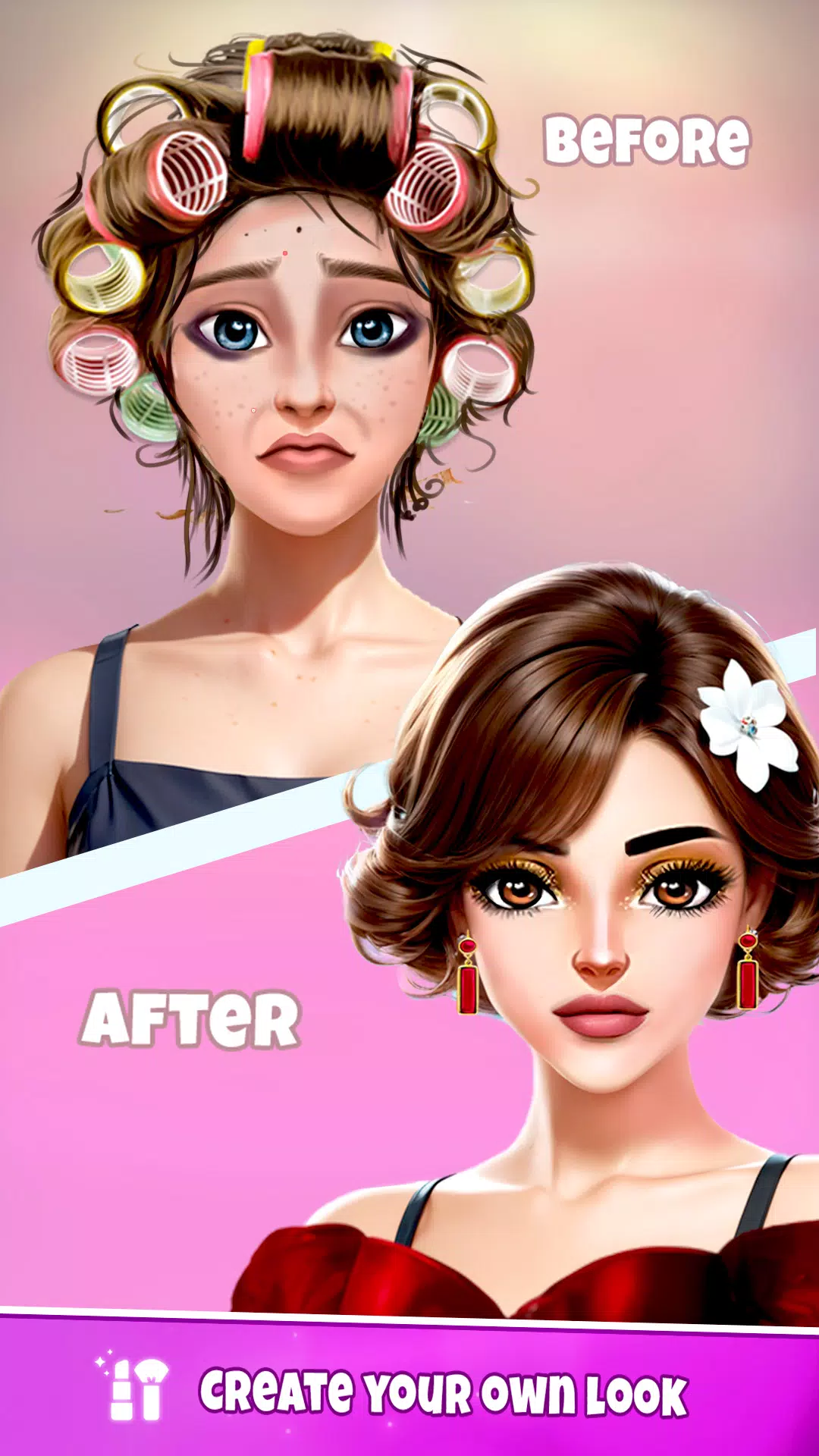 Fashion Dress Up, Makeup Game Schermafbeelding 1