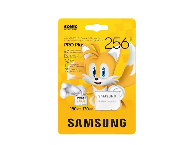 PRO Plus Sonic the Hedgehog™ + Adapter microSDXC 256GB