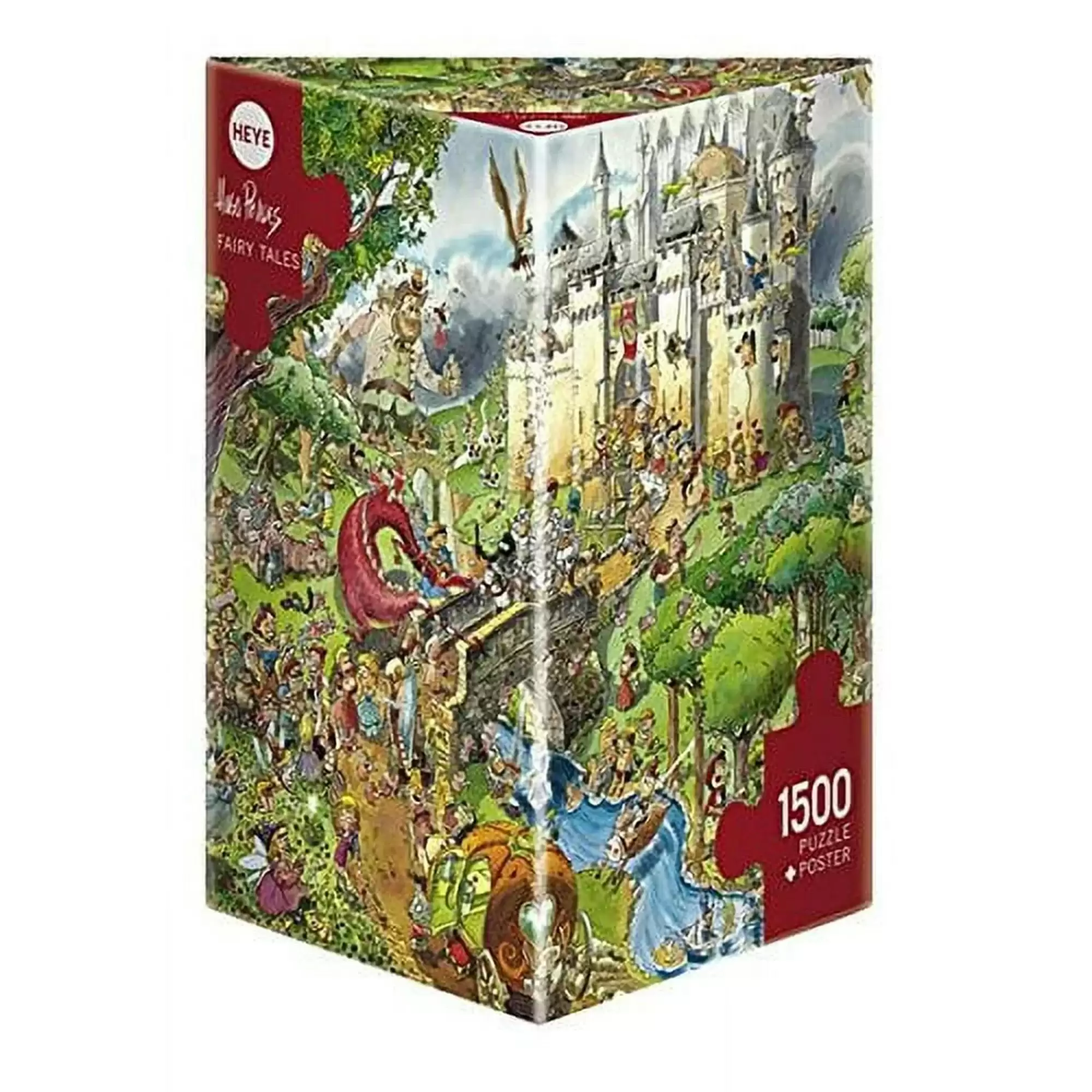 Heye Triangular Fairy Tales Prades Puzzle (1500-piraso)