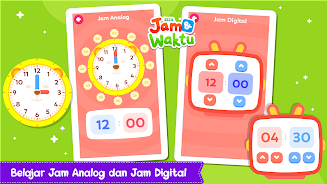 Belajar Jam & Waktu ဖန်သားပြင်ဓာတ်ပုံ 2