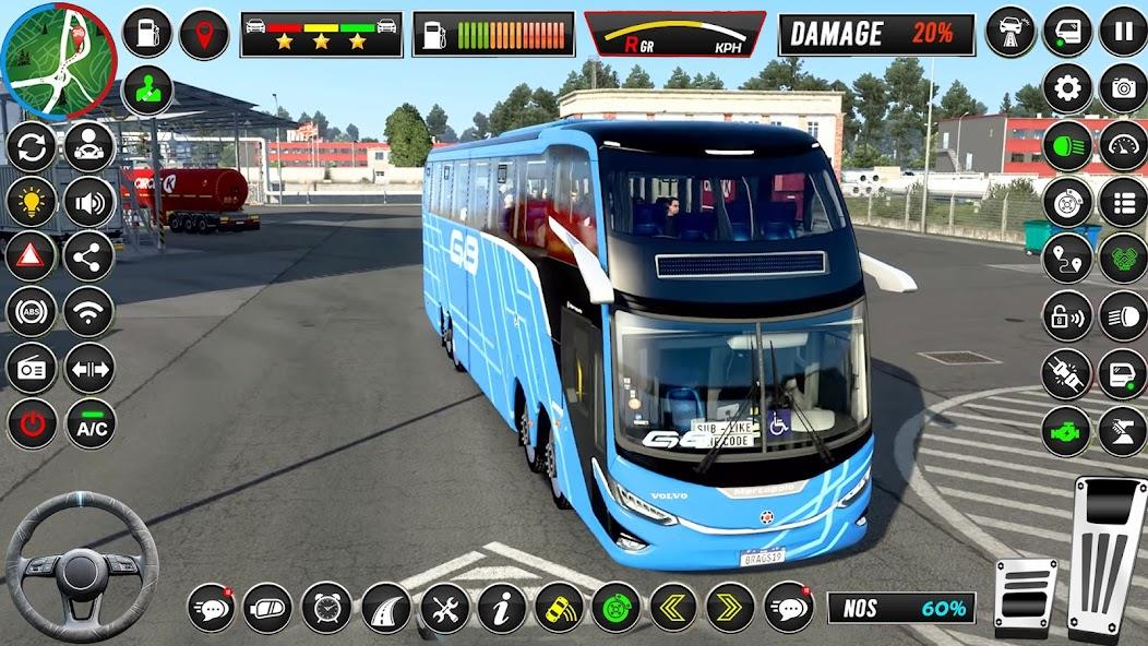 Coach Bus Driving- Bus Game Mod Screenshot 1