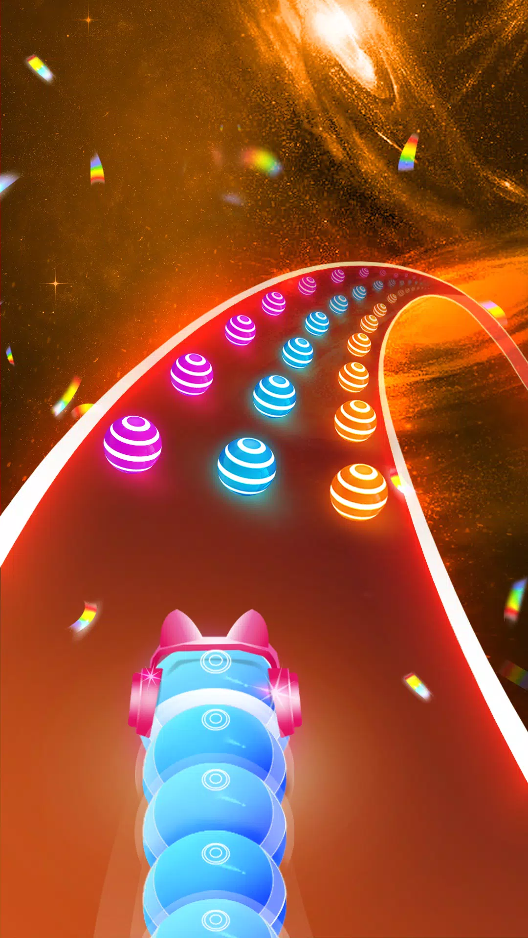 Dancing Snake: Colorful Balls Screenshot 2