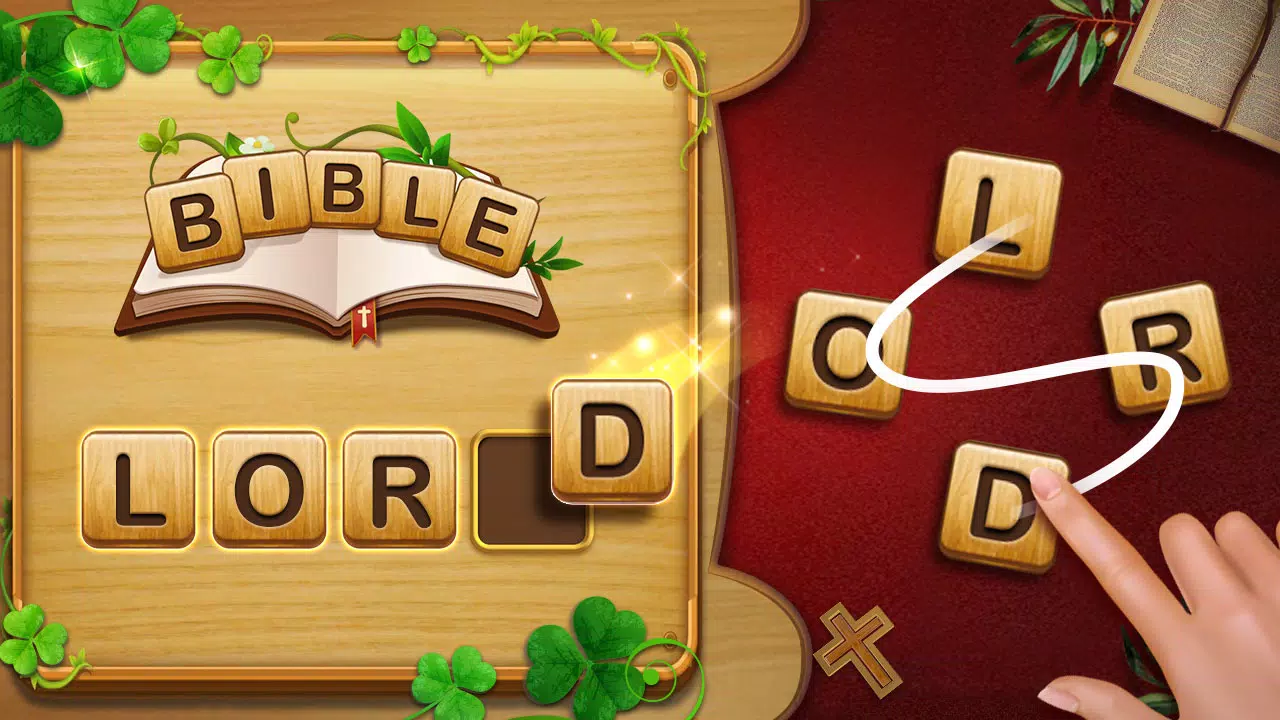 Bible Word Connect Puzzle Game Schermafbeelding 1