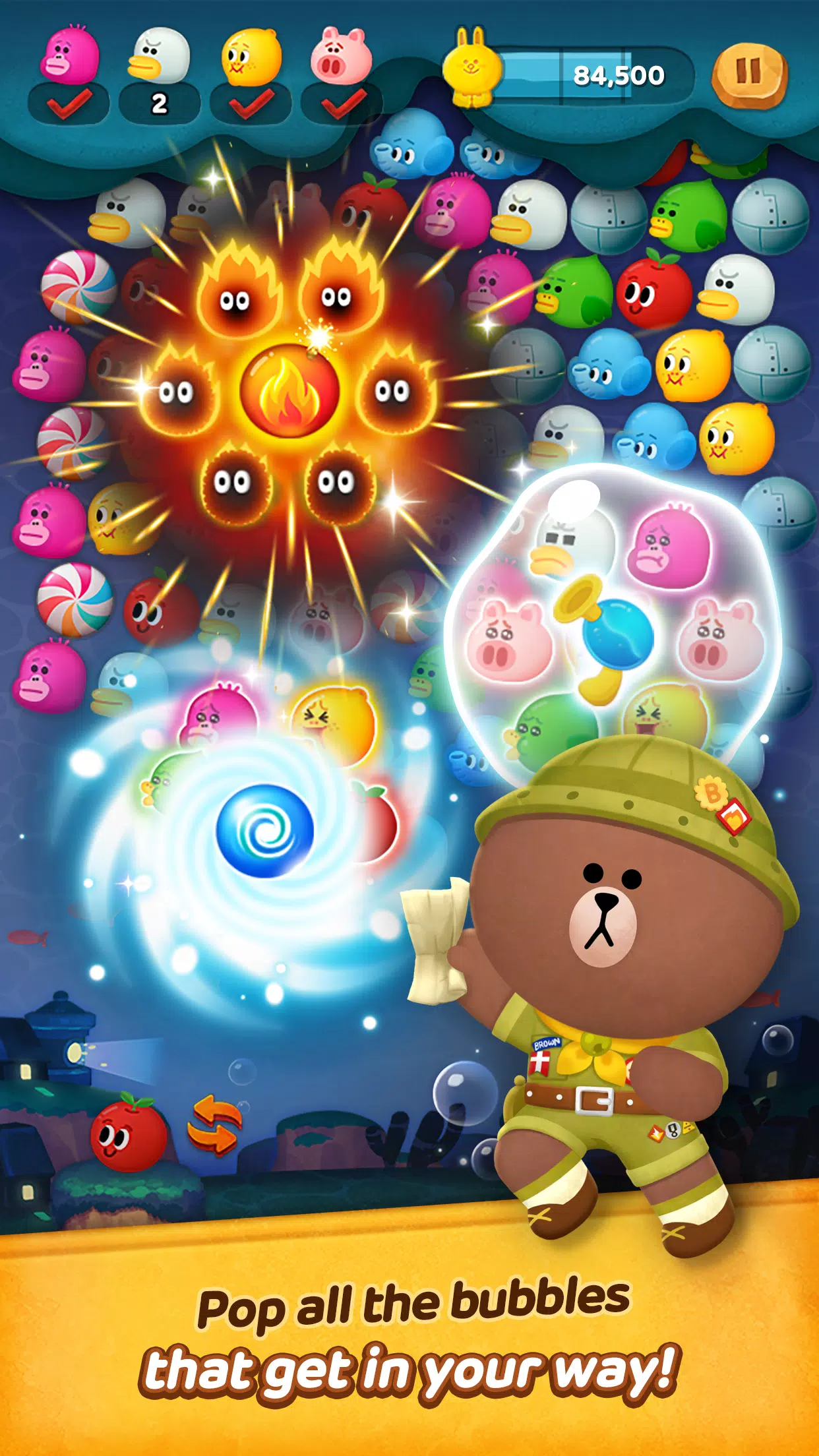 LINE Bubble 2 Ảnh chụp màn hình 1