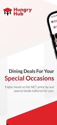 Hungry Hub - Dining Offer App Ekran Görüntüsü 0