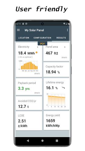 My Solar Panel Lite ภาพหน้าจอ 1