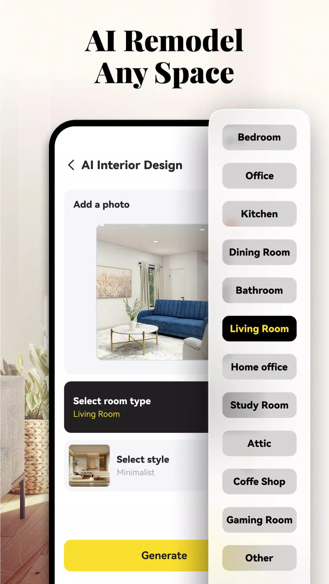 AI Home Design: Interior Decor應用截圖第1張