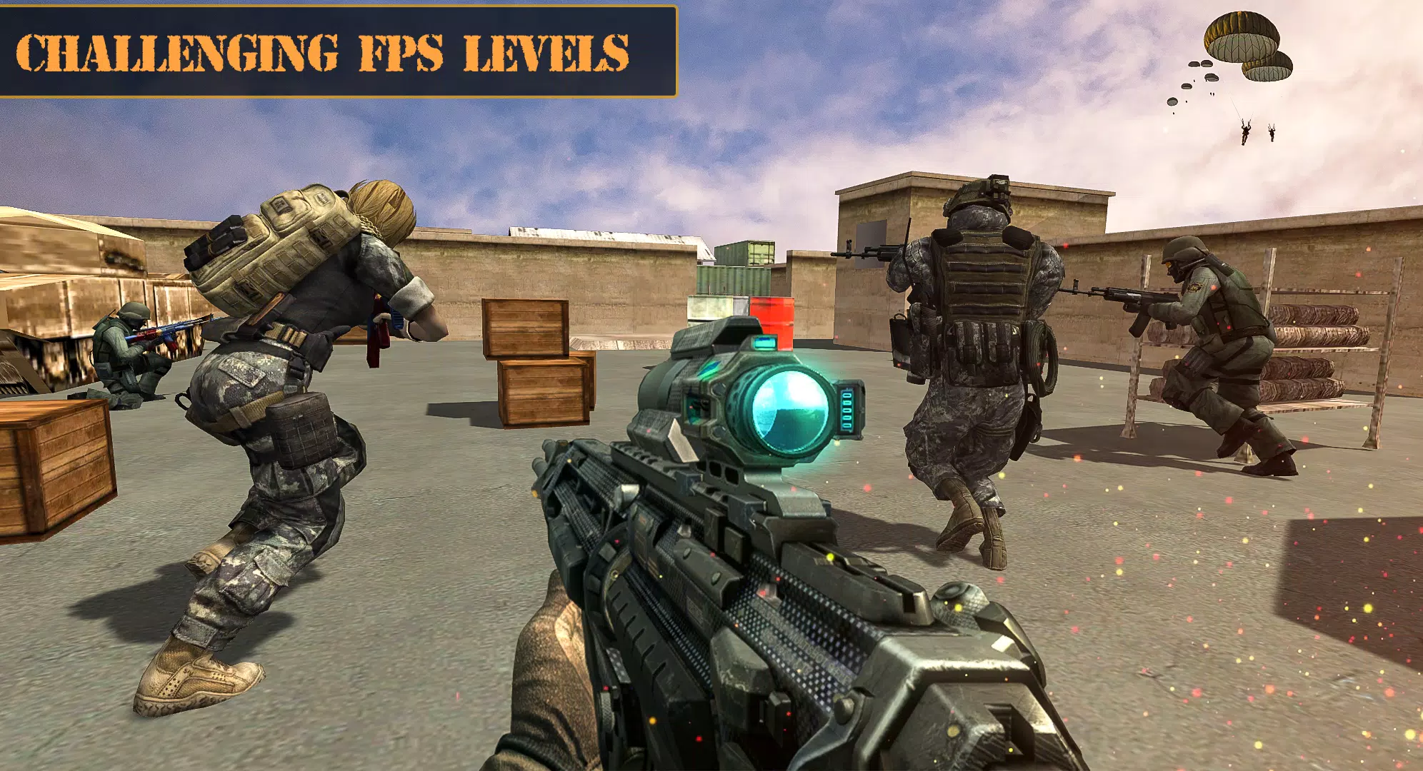 FPS Shooting Strike Game Schermafbeelding 1