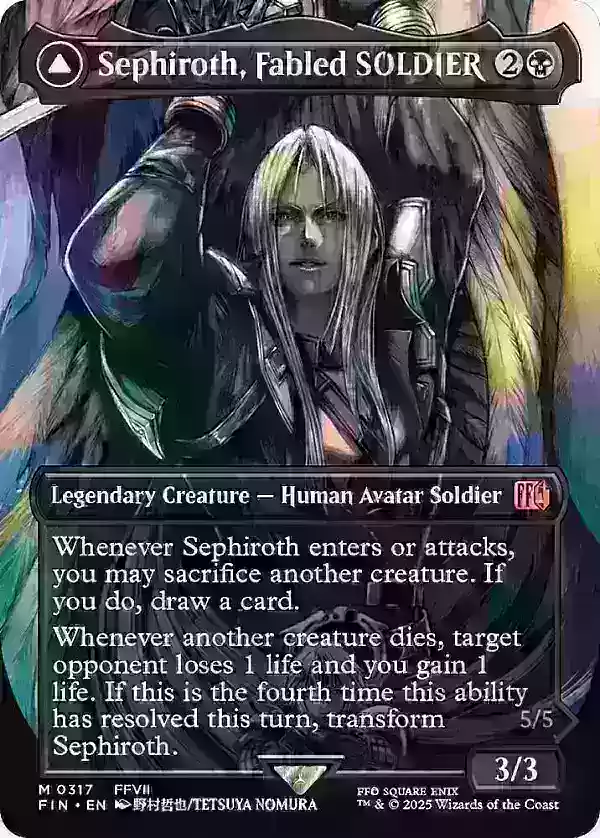 Sephiroth Borderless Card
