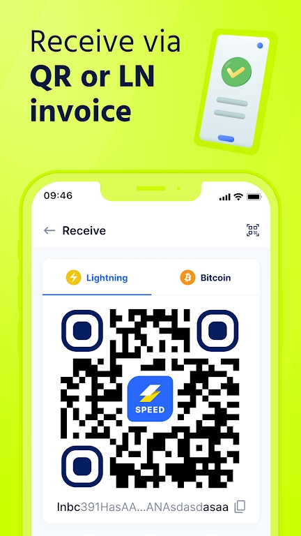 Speed Bitcoin Lightning Wallet 스크린샷 3