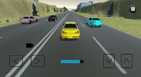 Driving Skyline R34 Drift Car Schermafbeelding 3