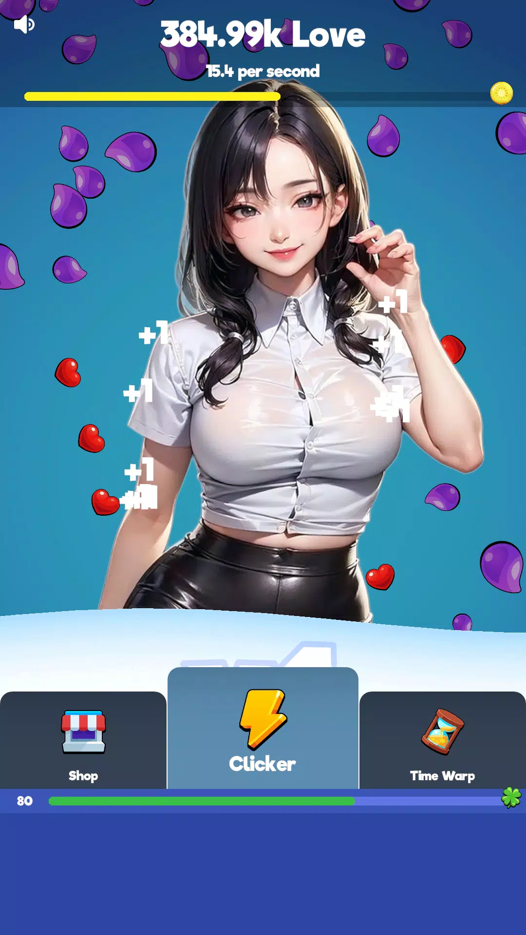 Sexy touch girls: idle clicker Ekran Görüntüsü 2