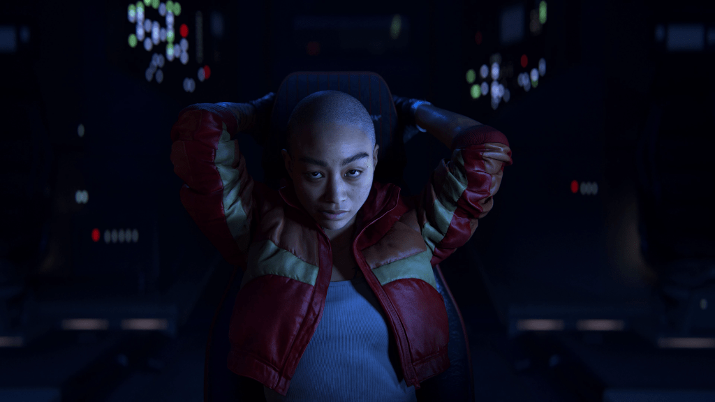 Tati Gabrielle as Jordan A. Mun in Naughty Dog's new game, Intergalactic: The Heretic Prophet