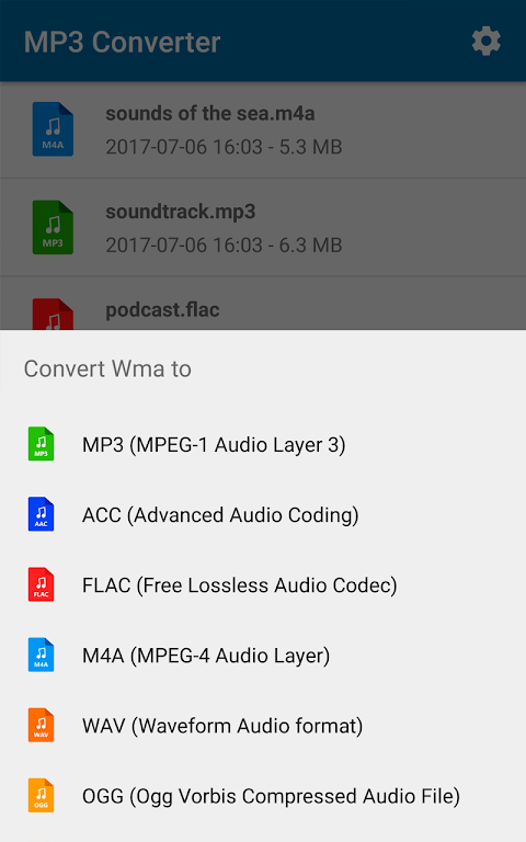 MP3 Converter Edit Music files ဖန်သားပြင်ဓာတ်ပုံ 1