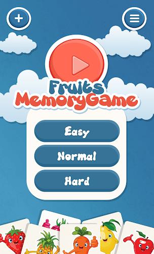 Fruits Memory Game for kids Screenshot 0