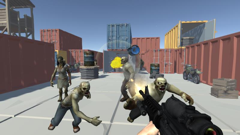 Zombie Shooting 3D Offline स्क्रीनशॉट 2