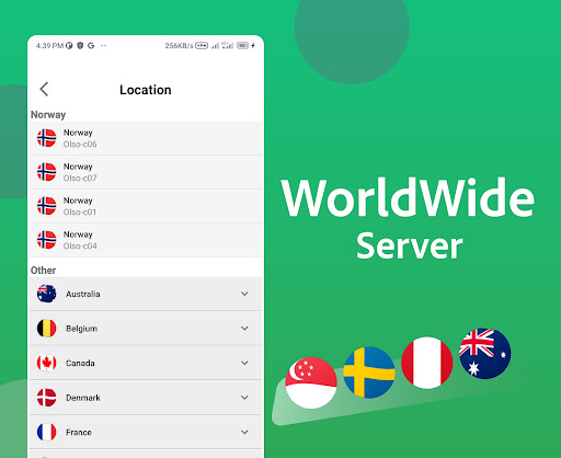 Norway VPN - Norwegian IP Fast 스크린샷 2