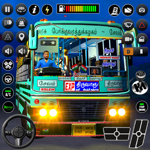 Real Passenger Bus Driving Sim 스크린샷 0