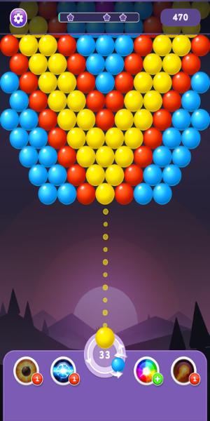 Bubble Shooter Rainbow Скриншот 1