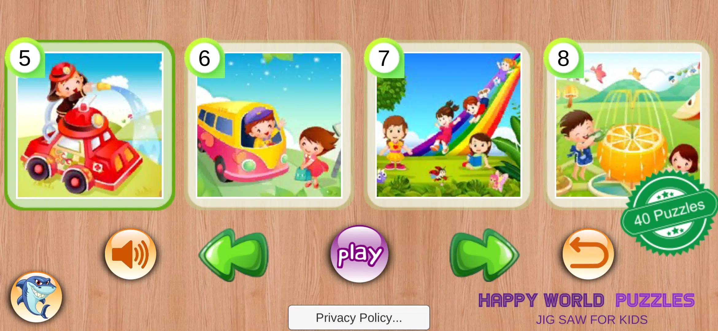 Happy World Puzzles Captura de pantalla 1