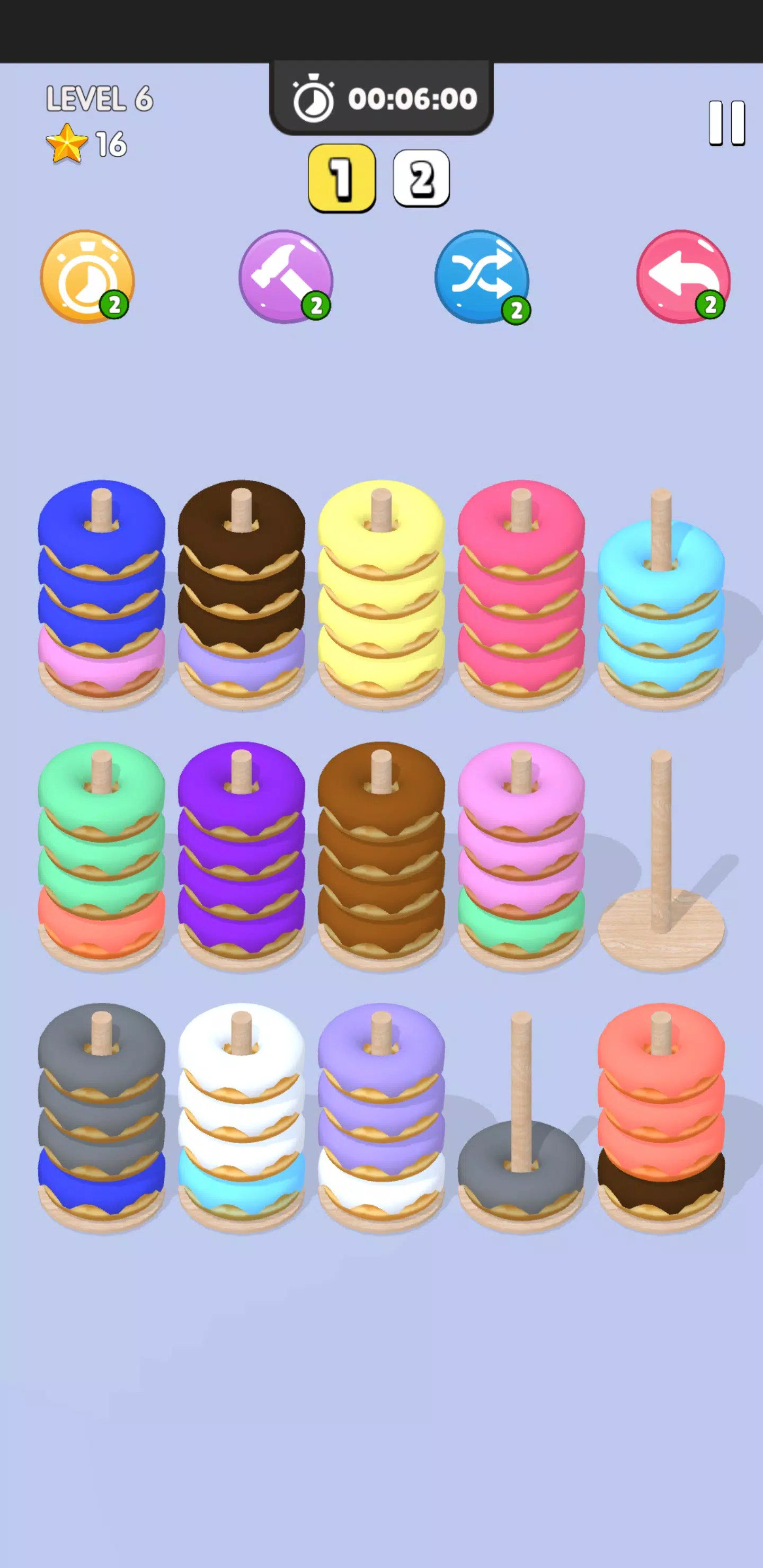 Donut Sort स्क्रीनशॉट 2