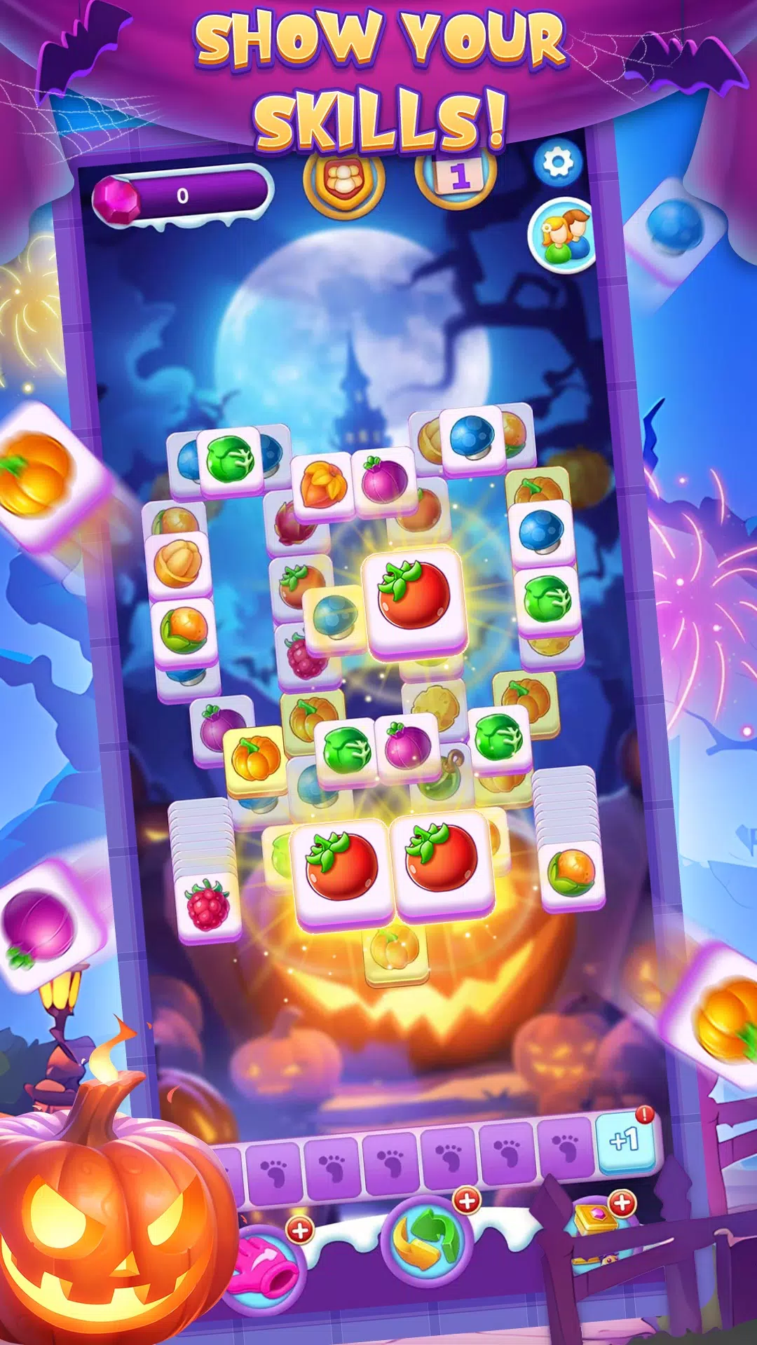 Halloween Fruit Crush Capture d'écran 1