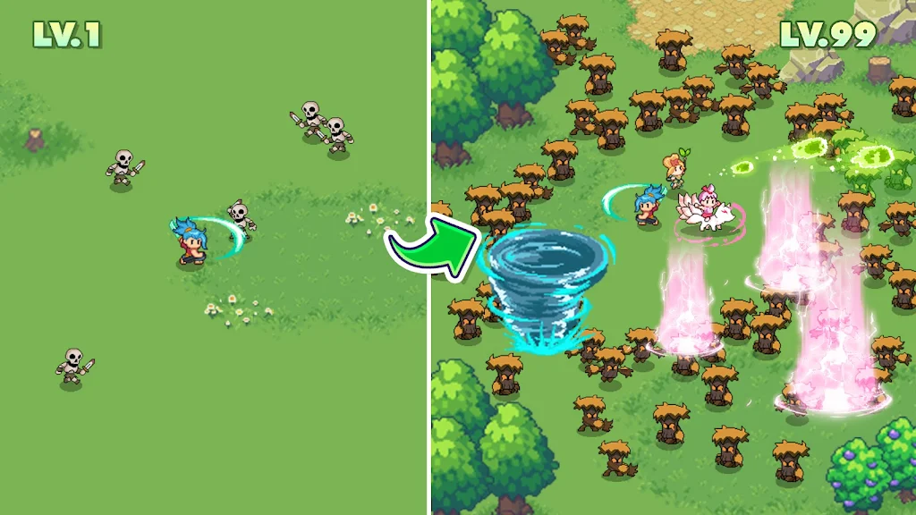 Guardian War: Pixel Rumble RPG Screenshot 0