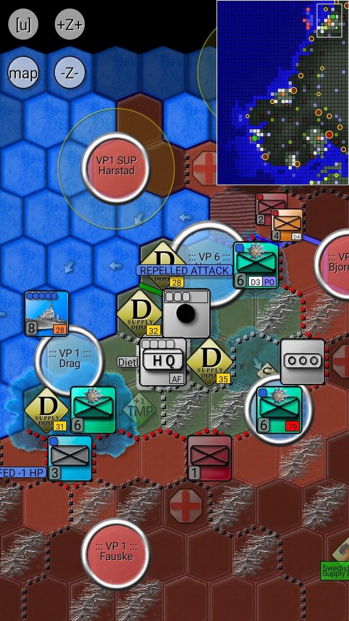 Schermata Invasion of Norway (turnlimit) 1