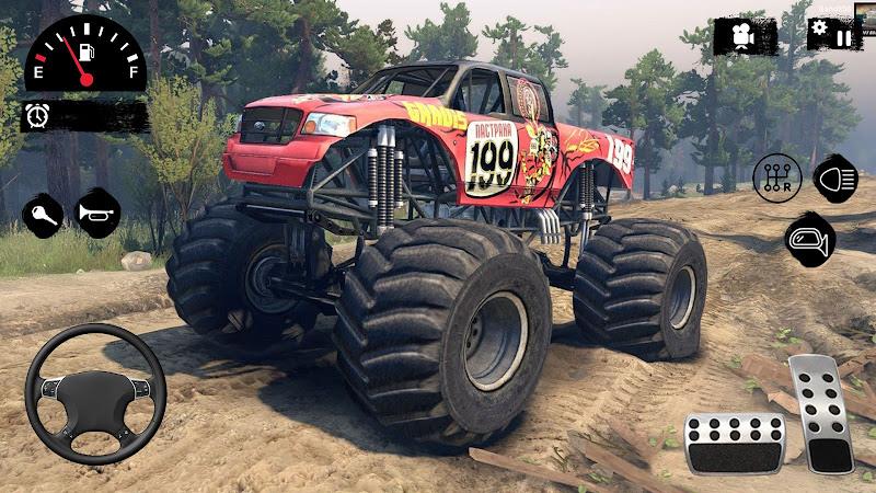 Hillock Monster Truck Driving 스크린샷 0