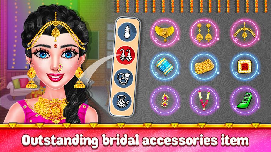 Indian Wedding Makeup Dressup Screenshot 0