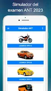 Simulador Examen ANT Ecuador Tangkapan skrin 1