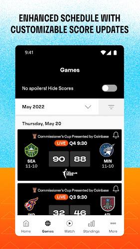 WNBA - Live Games & Scores Скриншот 3