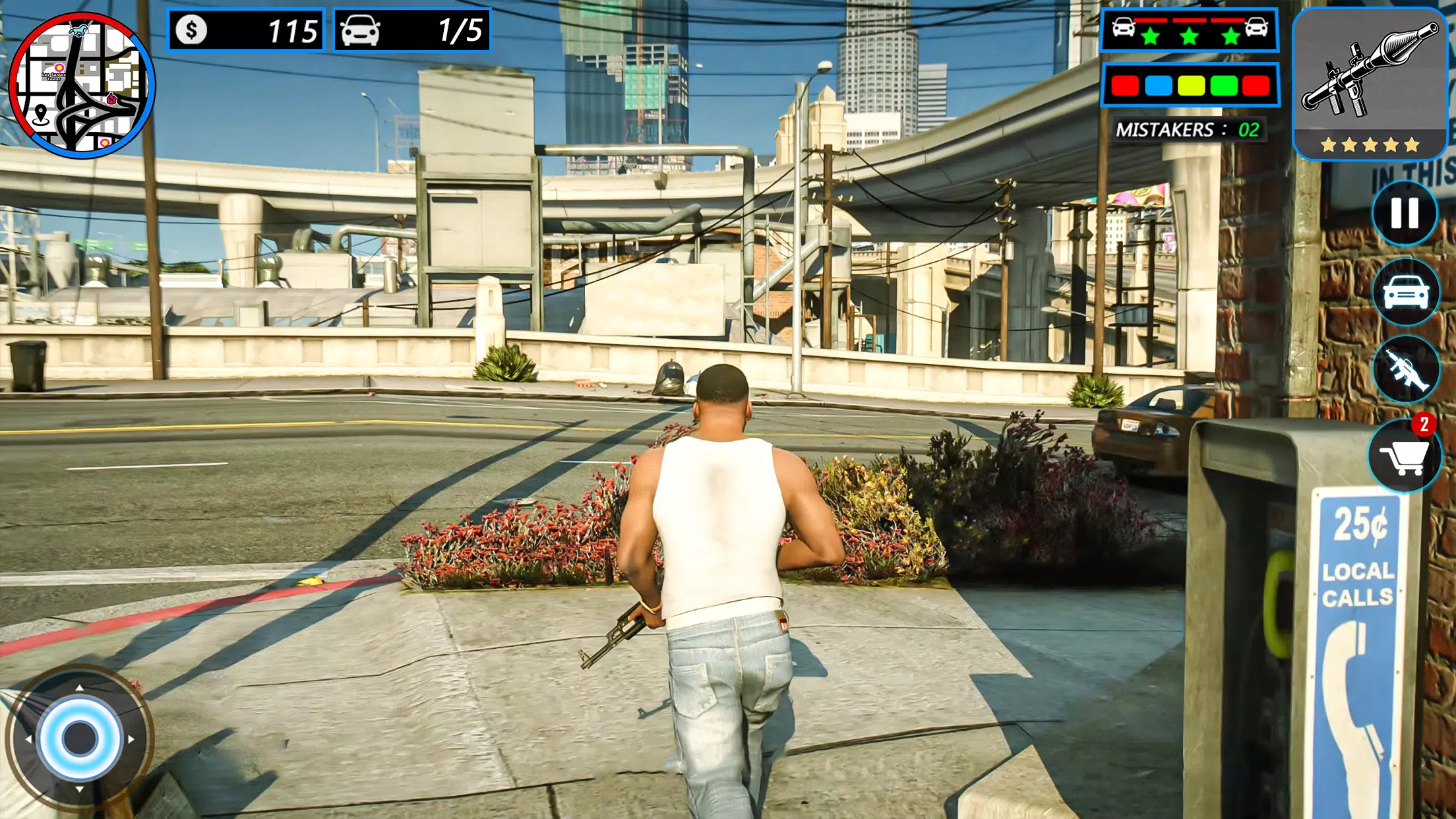 Gangster City Vegas Crime Game Captura de pantalla 0