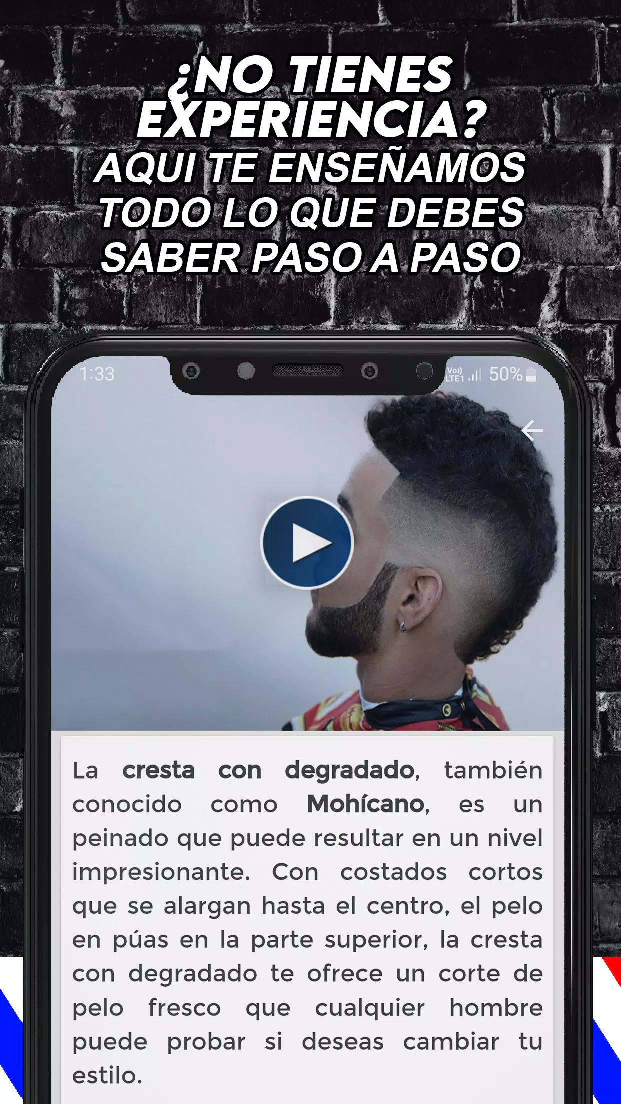 Curso de Barberia y Peluquería Screenshot 1