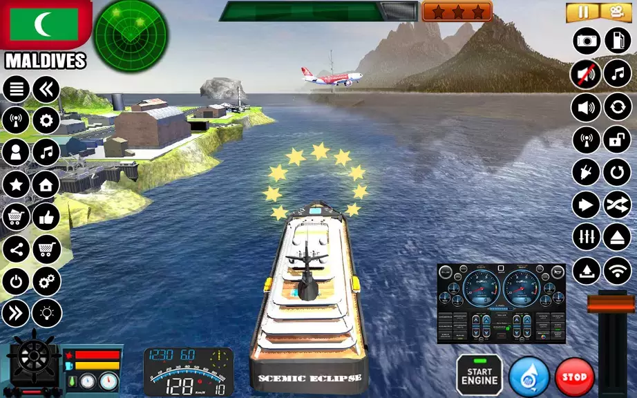 Big Cruise Ship Simulator Schermafbeelding 1