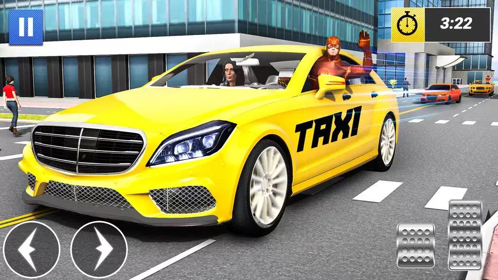 Superhero Car Games Taxi Games应用截图第0张