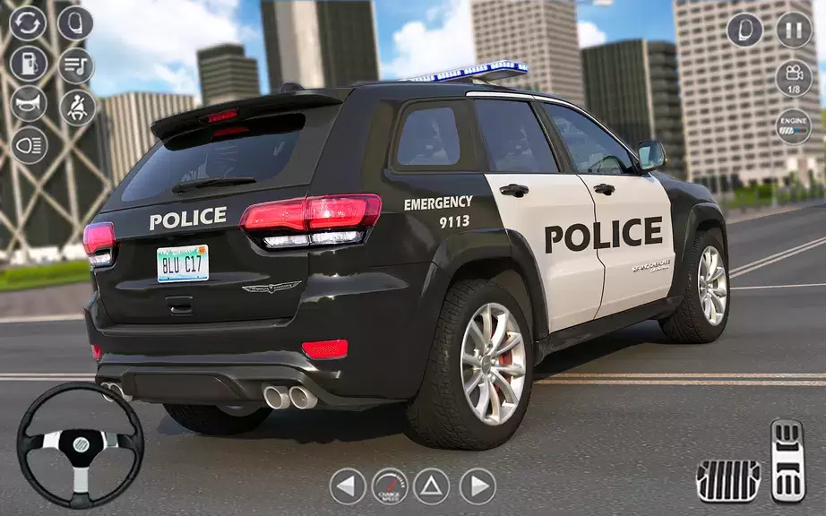 Police Car Driving Games 3D Captura de pantalla 2