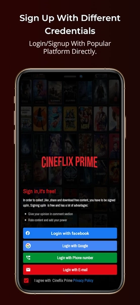 Cineflix Prime: Movies & Shows Screenshot 1