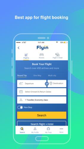 Flyin.com - Flights & Hotels Tangkapan skrin 1