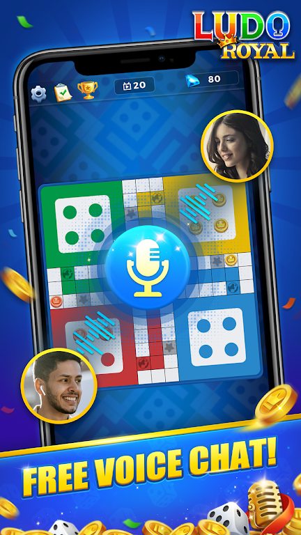 Ludo Royal - Happy Voice Chat Captura de pantalla 0