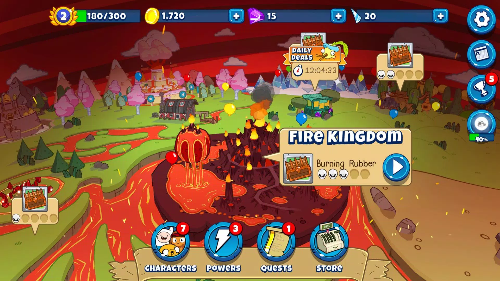 Bloons Adventure Time TD Скриншот 2