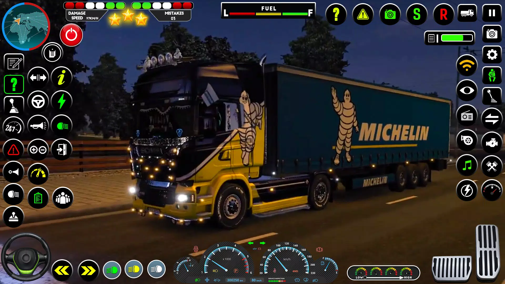 Euro Truck Driving Games Capture d'écran 1
