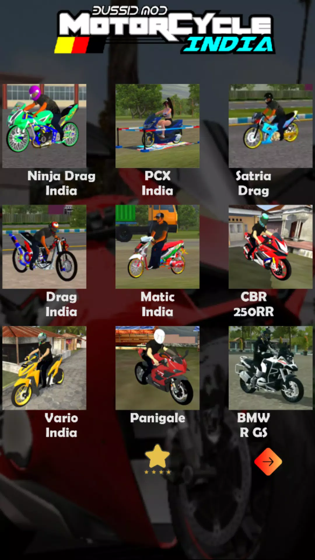Bussid Mod Motorcycle India Captura de tela 1