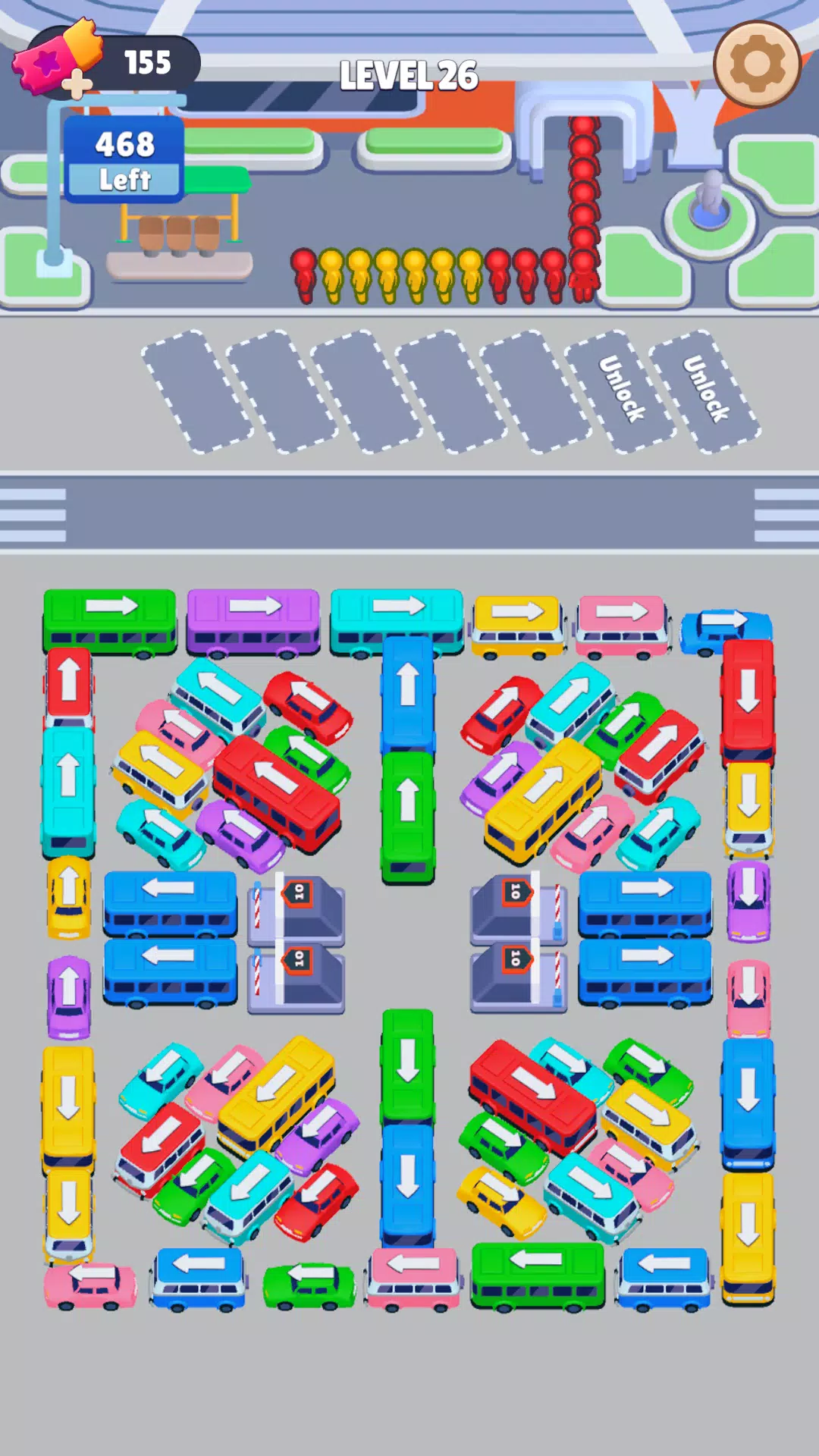 Bus Sort: Car Parking Jam ဖန်သားပြင်ဓာတ်ပုံ 0