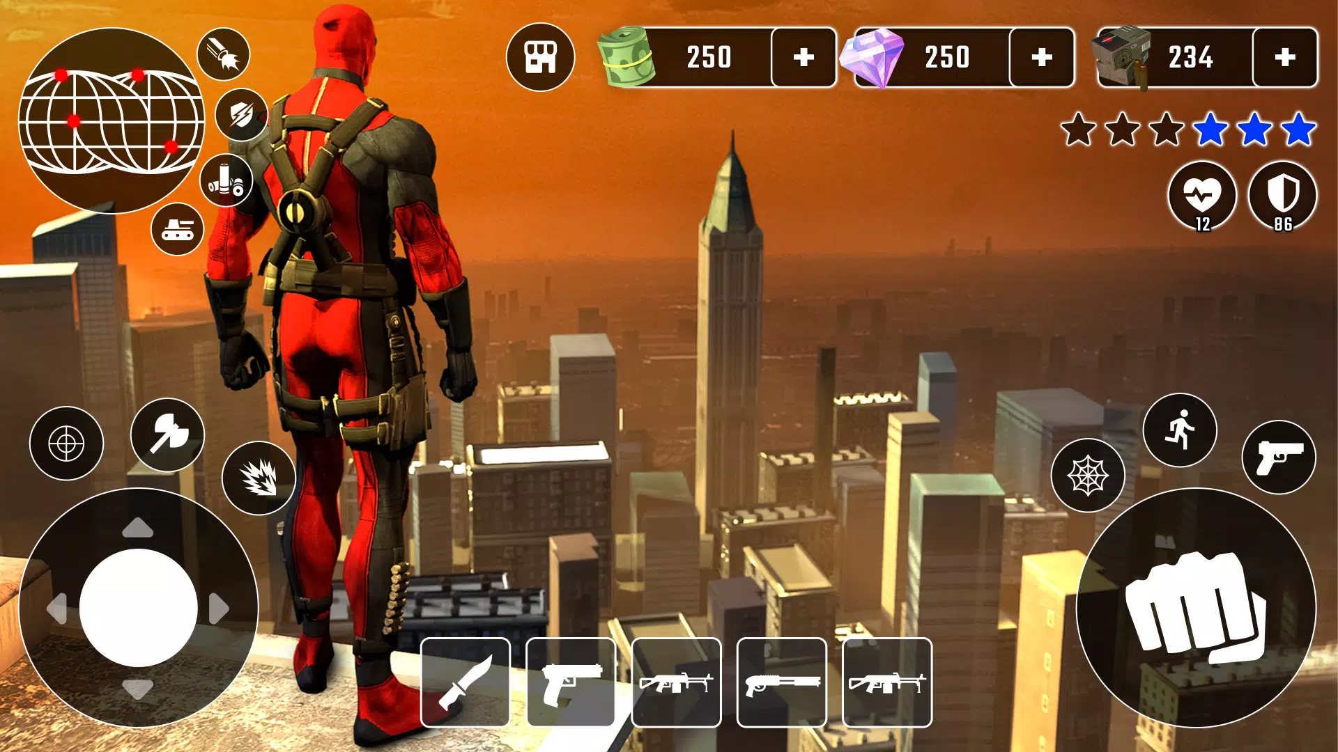 Super Spider: City Hero Games ภาพหน้าจอ 1