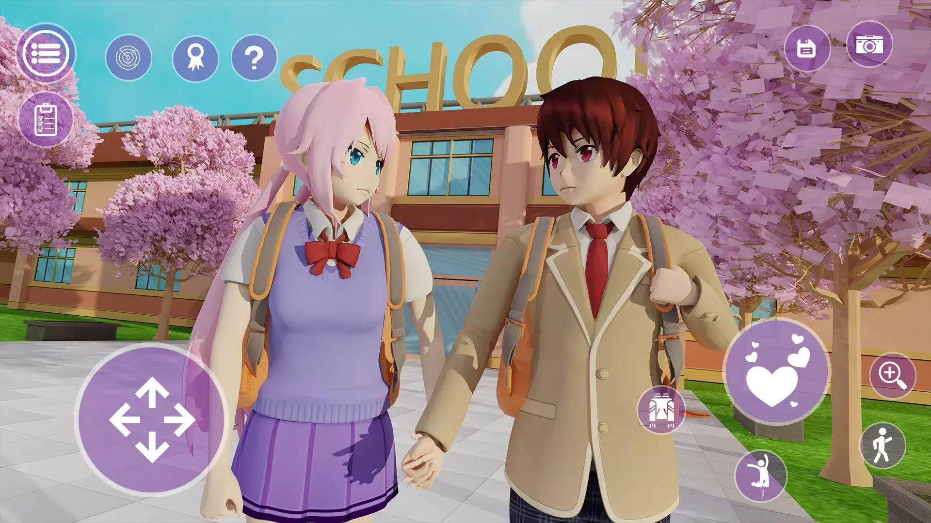 YUMI High School Simulator 3D ဖန်သားပြင်ဓာတ်ပုံ 0