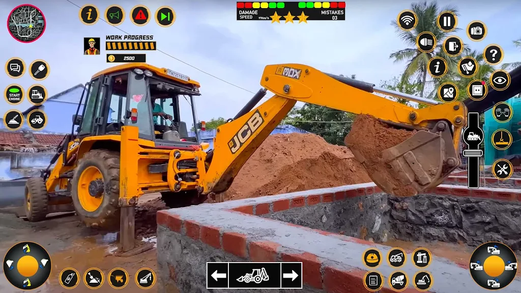 Snow Excavator Game: JCB Games Captura de tela 1